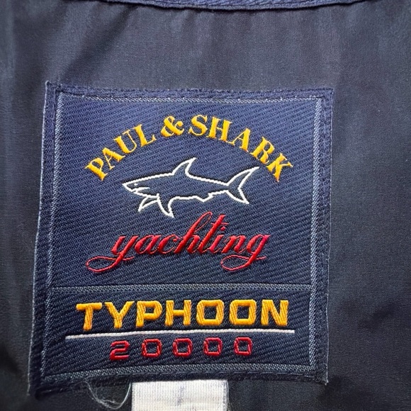 PAUL & SHARK Yachting Typhoon 20000 Sailing Sweater Cargo Watershed Wool Sz XXL - Picture 8 of 12